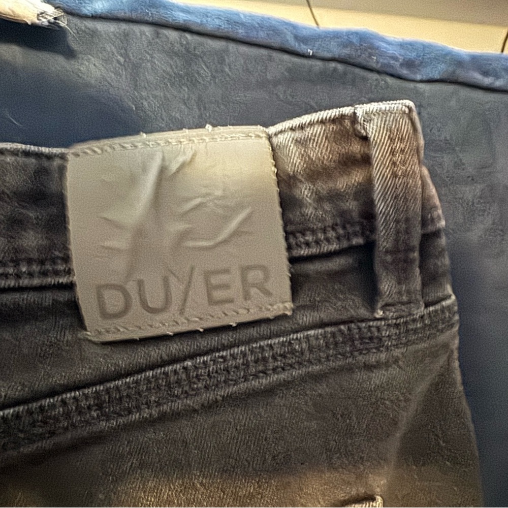 Du/er Slim black jeans